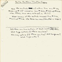 Section 17 - Questionnaire [Dallas Southern Traction] Electrical Equip